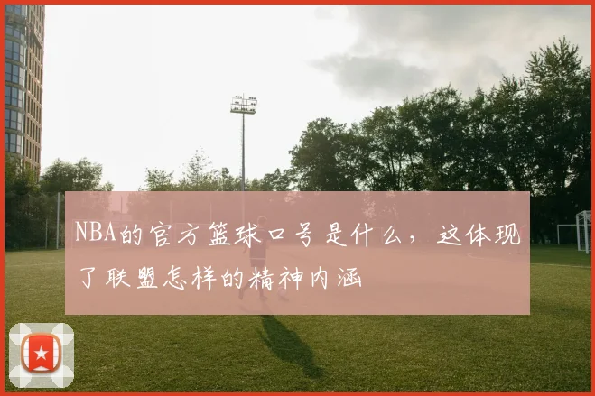 NBA的官方篮球口号是什么，这体现了联盟怎样的精神内涵